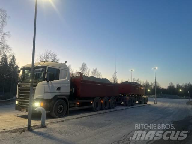 Scania G 450 Savivarčių priekabų vilkikai