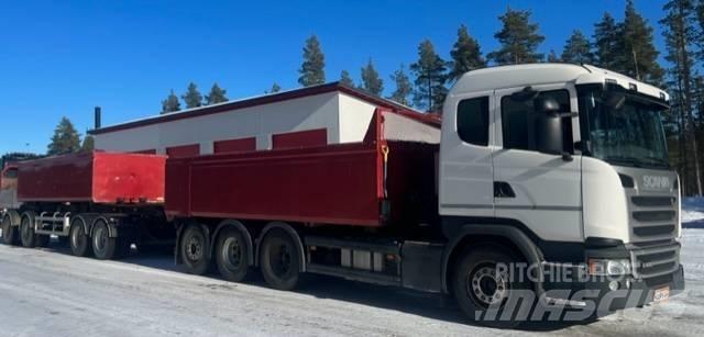 Scania G 450 Savivarčių priekabų vilkikai
