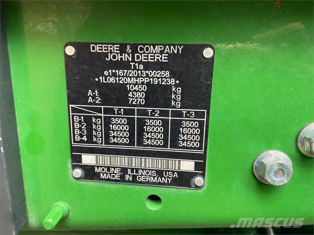 John Deere 6120M Traktoriai