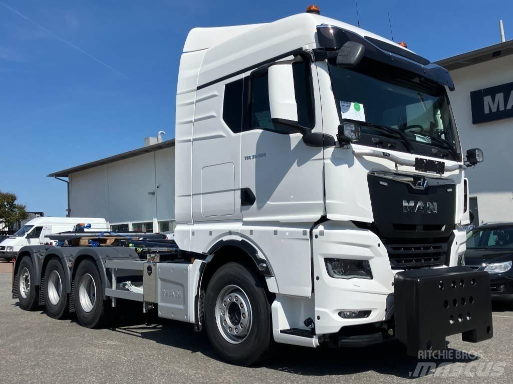 MAN TGX 35.520 Sunkvežimiai su keliamuoju kabliu