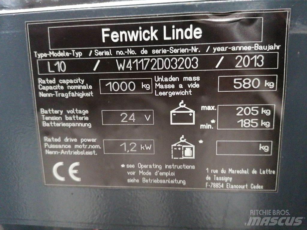 Linde L10 Rankiniai vėžimėliai