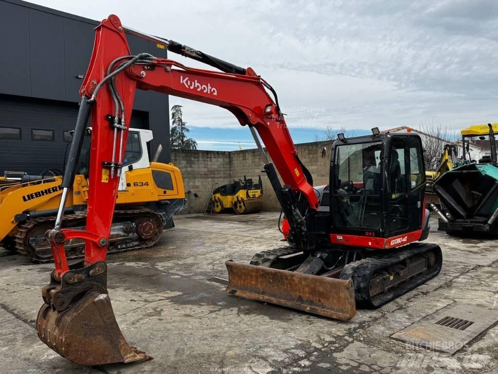 Kubota KX 080-4 Vidutinės galios ekskavatoriai 7-12 t