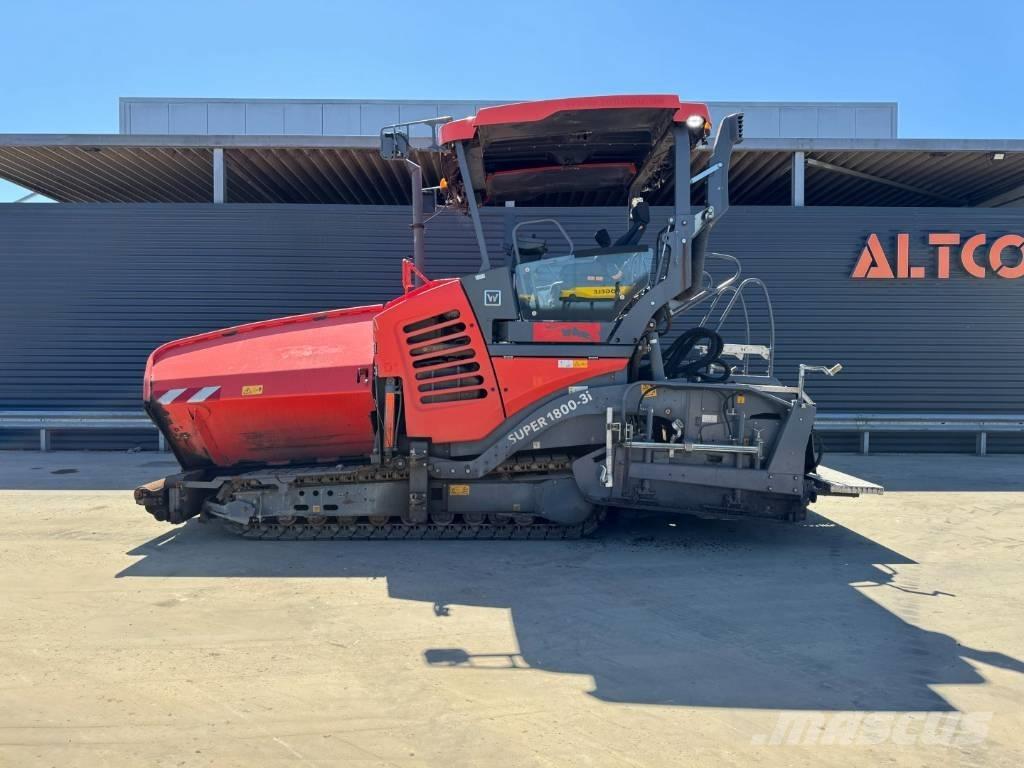 Vögele SUPER 1800-3I Asfalto klotuvai