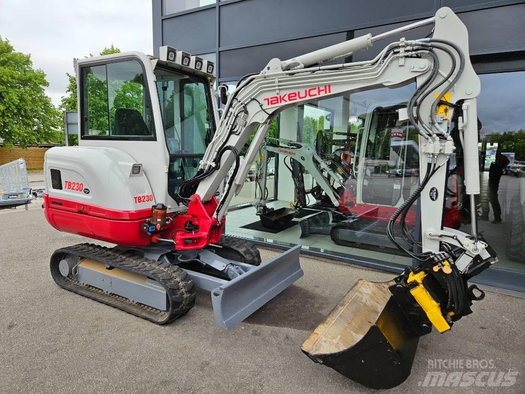 Takeuchi TB 230 Mini ekskavatoriai < 7 t