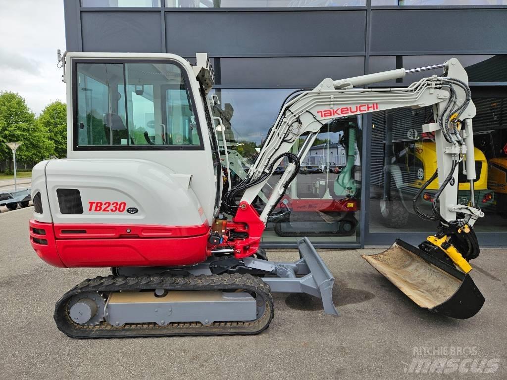Takeuchi TB 230 Mini ekskavatoriai < 7 t
