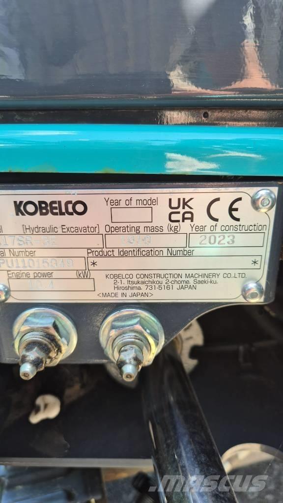 Kobelco SK 17 SR Mini ekskavatoriai < 7 t