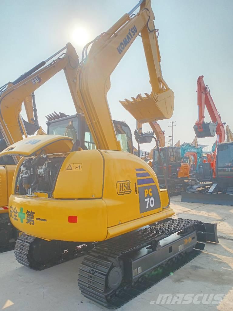 Komatsu PC 70 Vidutinės galios ekskavatoriai 7-12 t