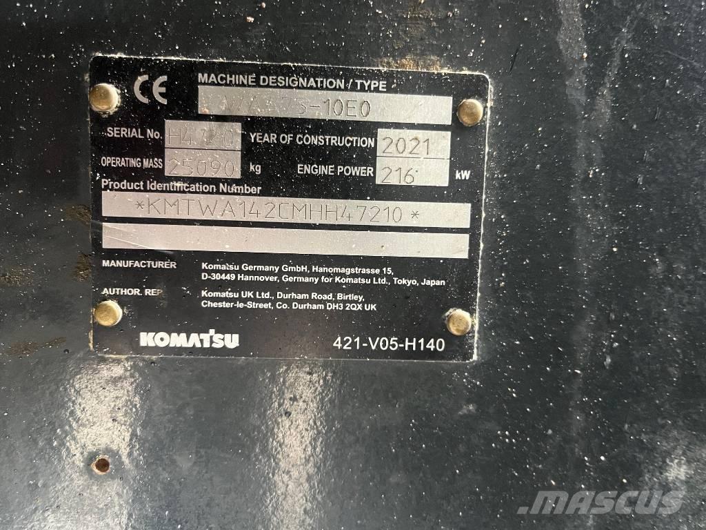 Komatsu WA475-10E0 Naudoti ratiniai krautuvai