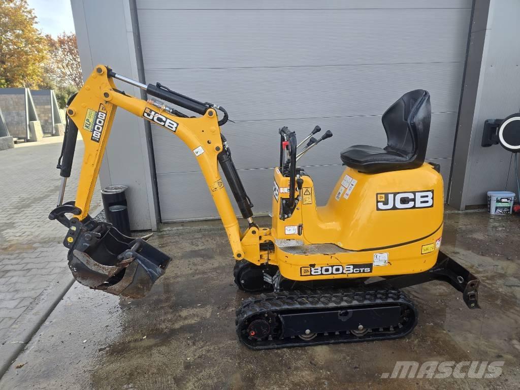 JCB 8008 CTS Mini ekskavatoriai < 7 t