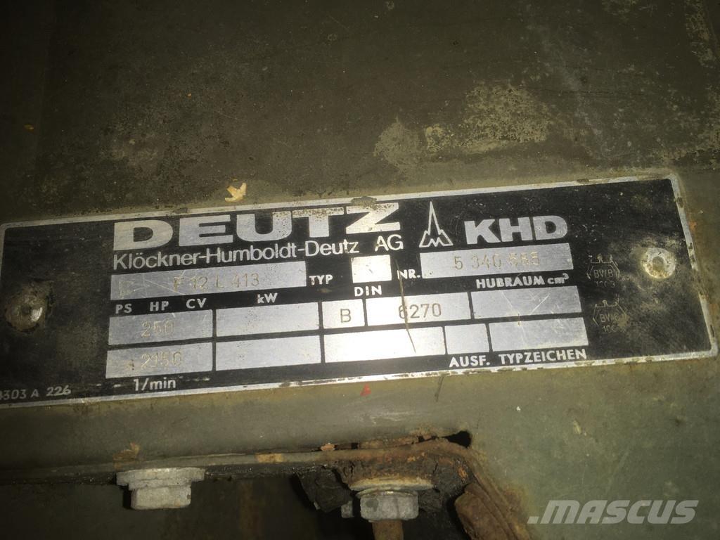 Deutz F12L413 USED Statyba - Kita