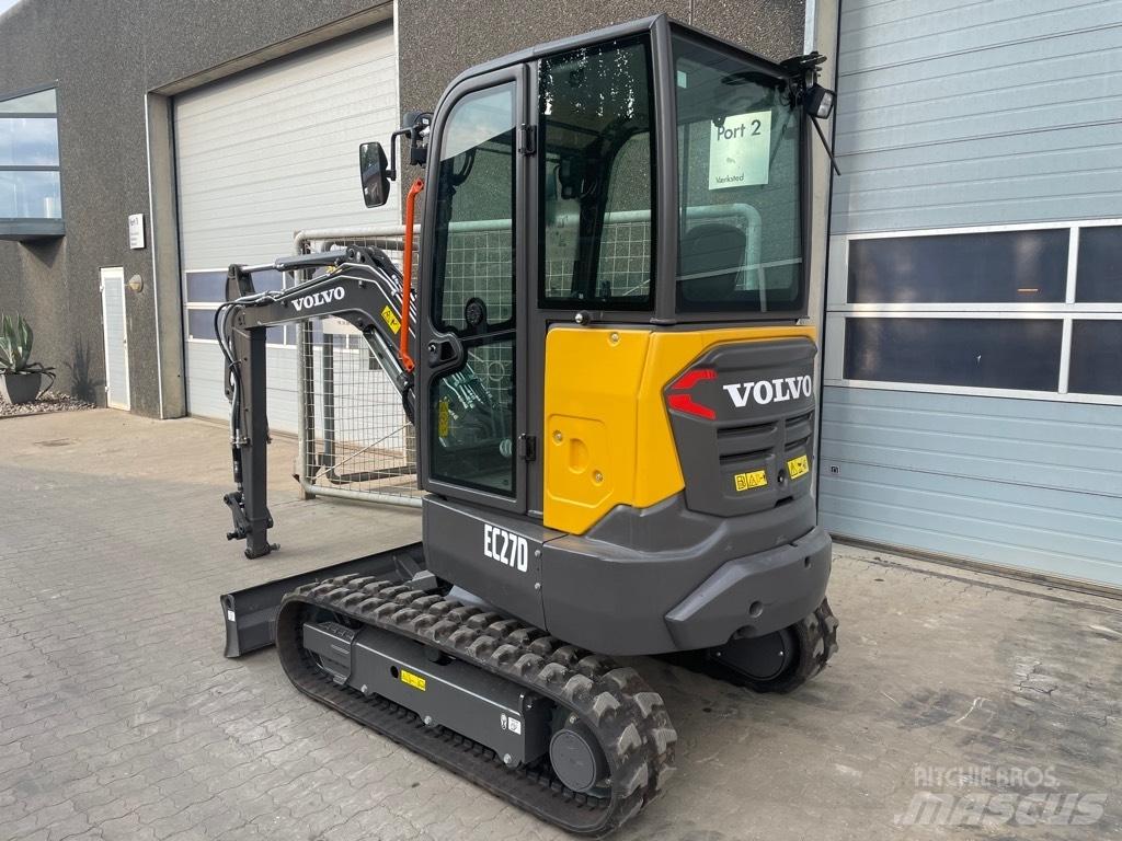 Volvo EC27D Mini ekskavatoriai < 7 t
