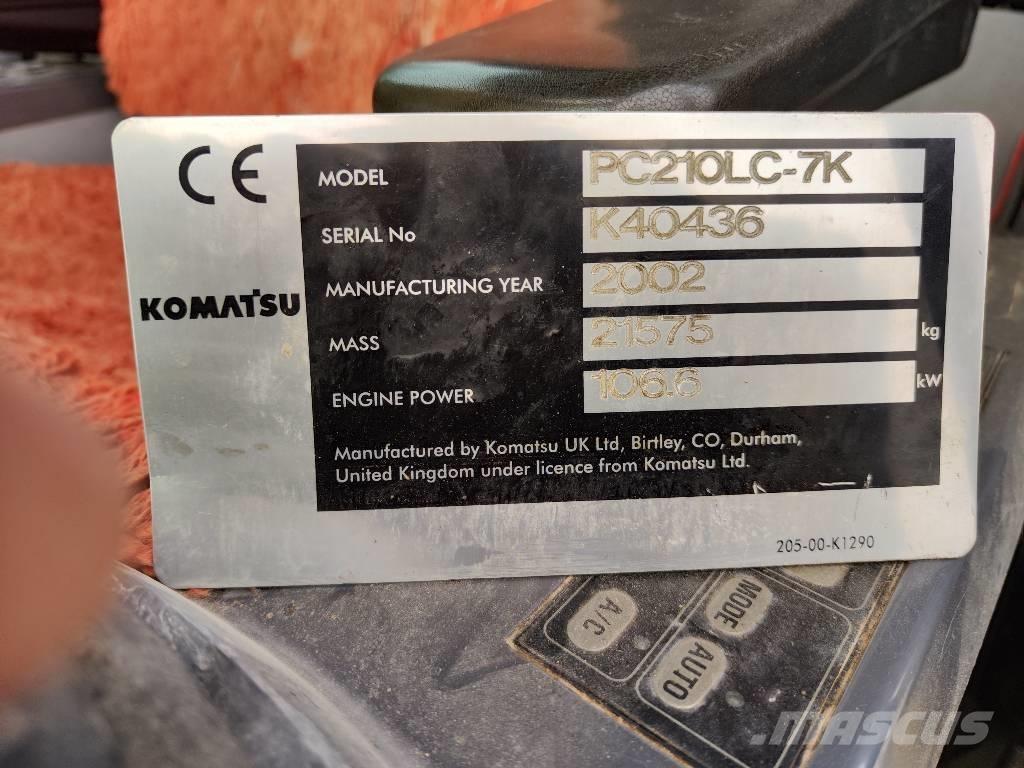 Komatsu PC 210 LC-7K Vikšriniai ekskavatoriai
