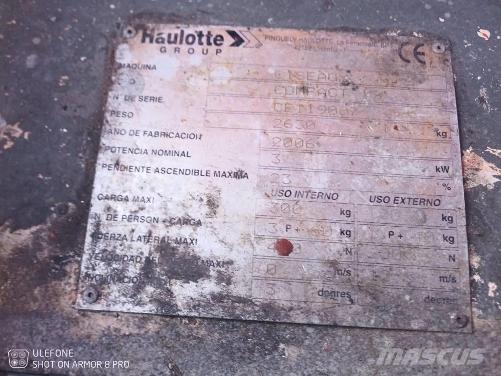 Haulotte Compact 12 Žirkliniai keltuvai