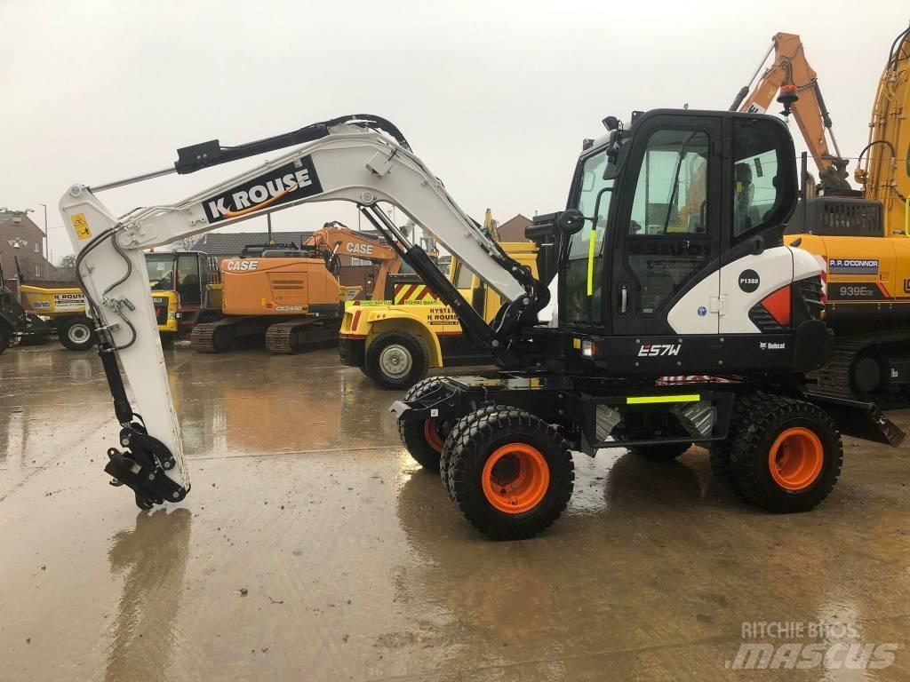Bobcat E 57 W Ratiniai ekskavatoriai
