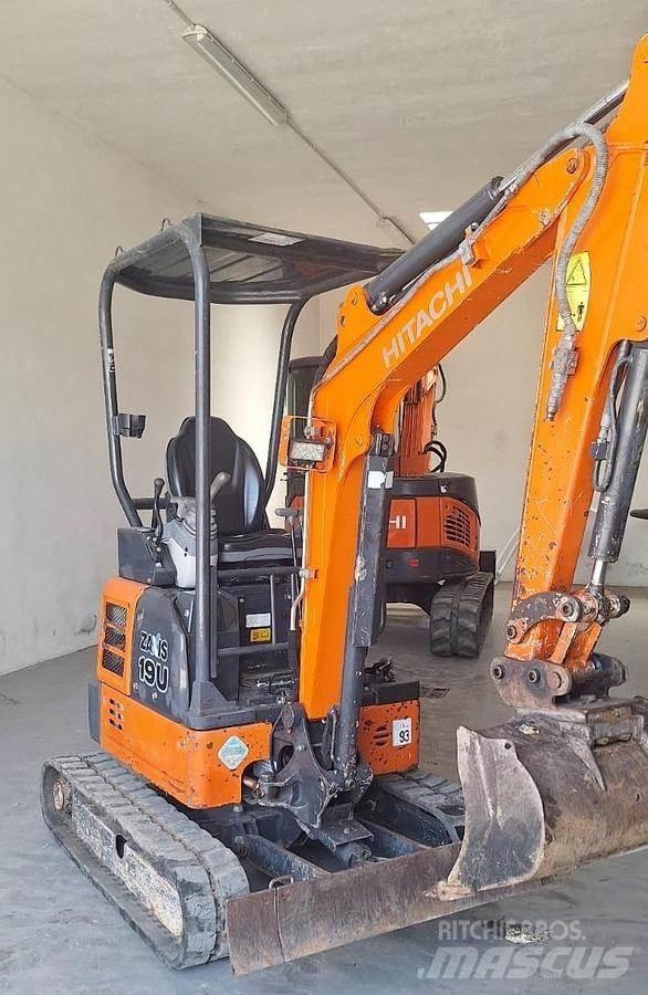 Hitachi ZX19U Mini ekskavatoriai < 7 t