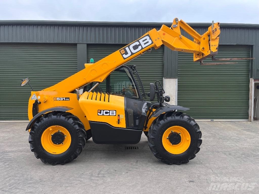 JCB 531-70 Agri Teleskopiniai krautuvai žemės ūkiui