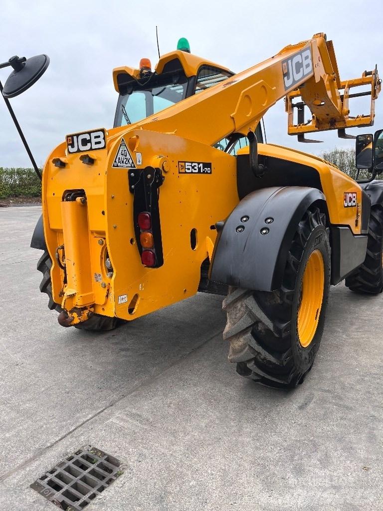 JCB 531-70 Agri Teleskopiniai krautuvai žemės ūkiui