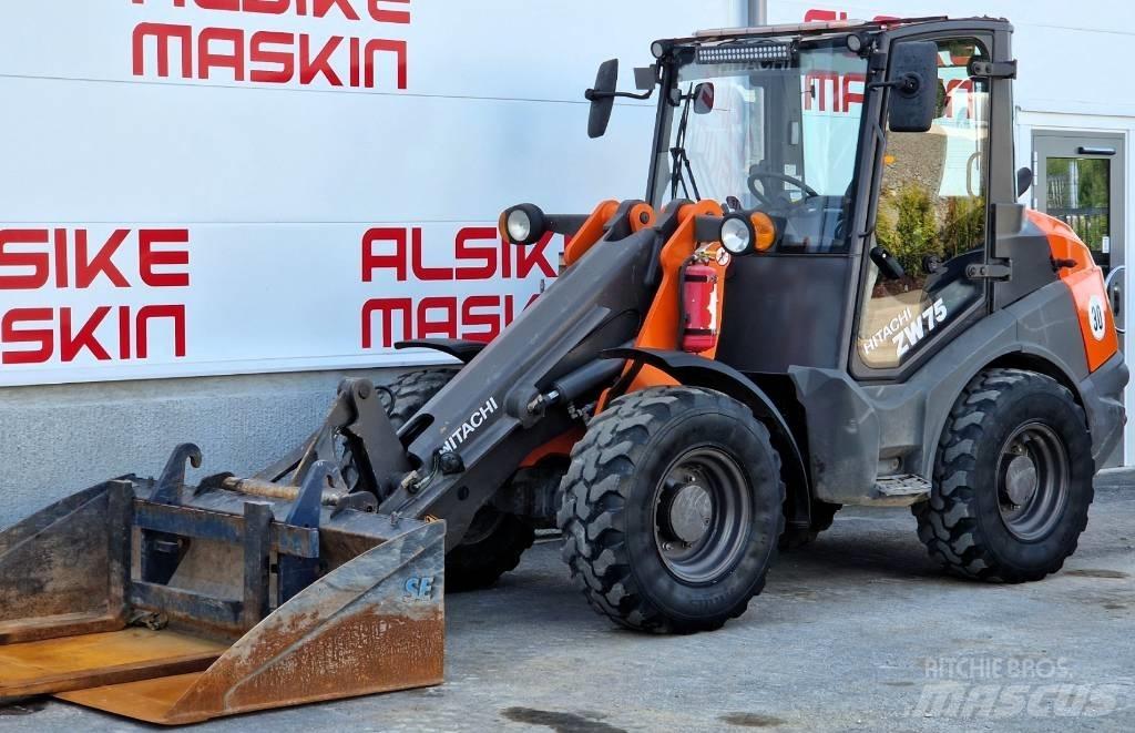Hitachi ZW 75-6 Naudoti ratiniai krautuvai