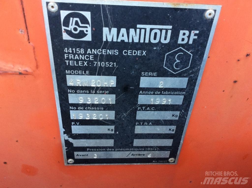 Manitou 4 RM 20 HP Transmisijos