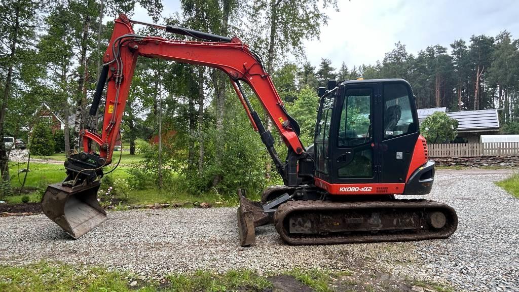 Kubota KX 080-4 CX Vidutinės galios ekskavatoriai 7-12 t