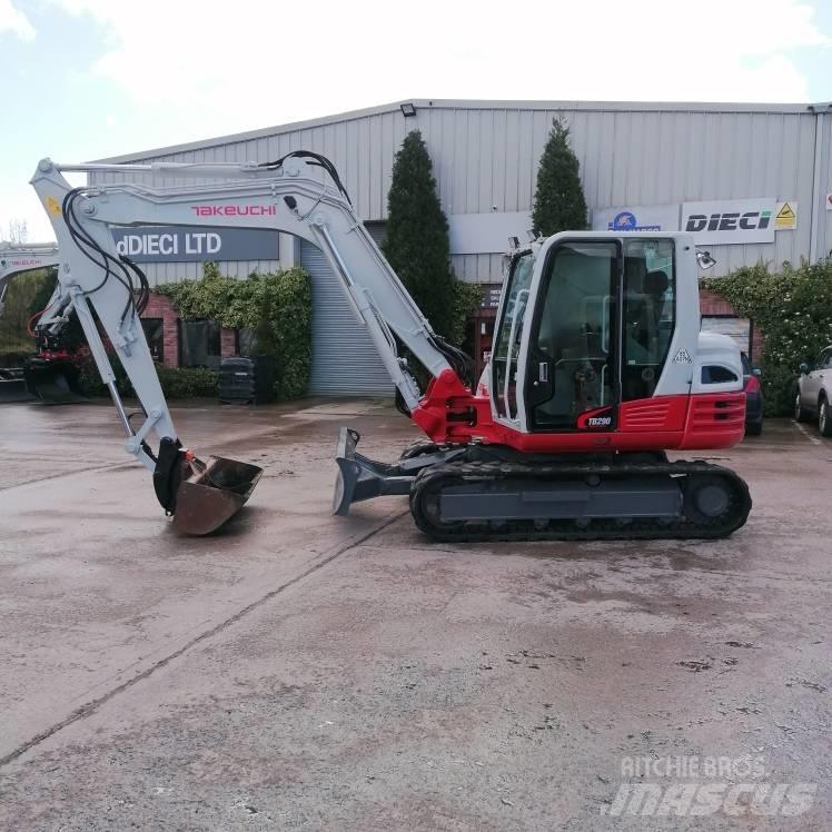 Takeuchi TB290 Vidutinės galios ekskavatoriai 7-12 t