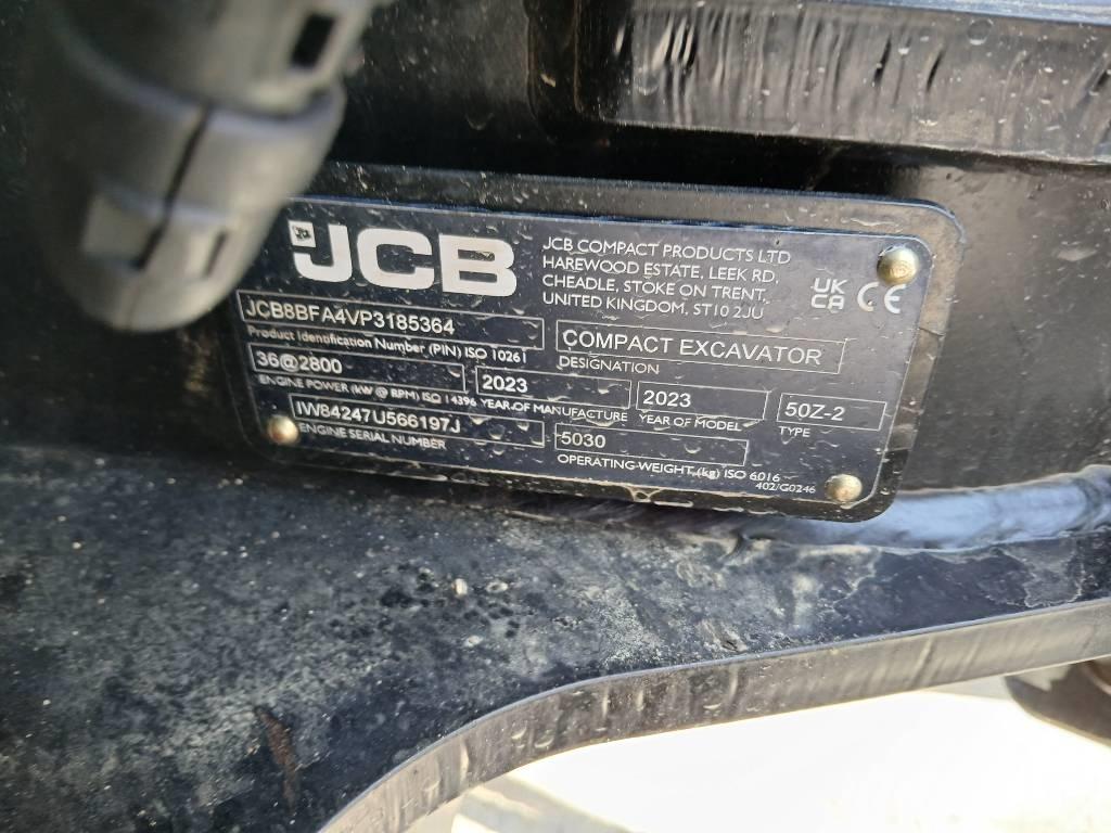 JCB 50 Z-2 Mini ekskavatoriai < 7 t