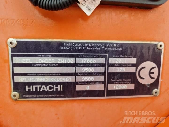 Hitachi ZW 180 Naudoti ratiniai krautuvai