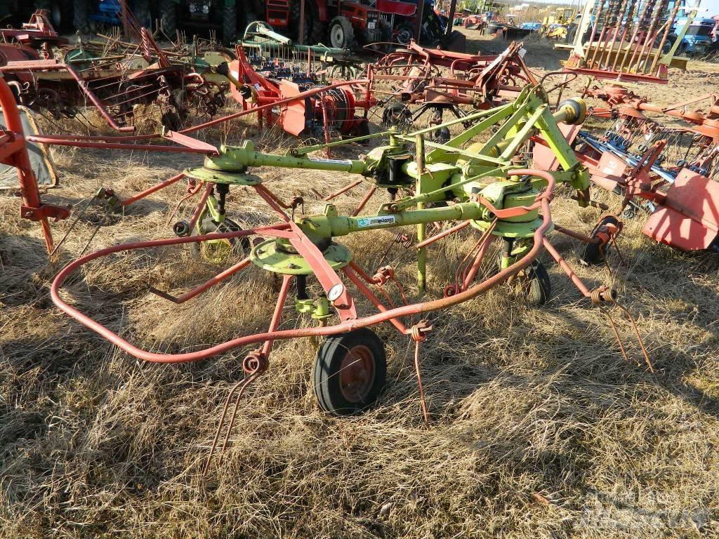 CLAAS 4 Šieno grėbliai ir vartytuvai