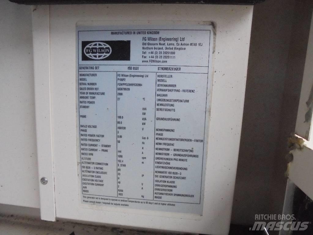Wilson P100 P2 Dyzeliniai generatoriai