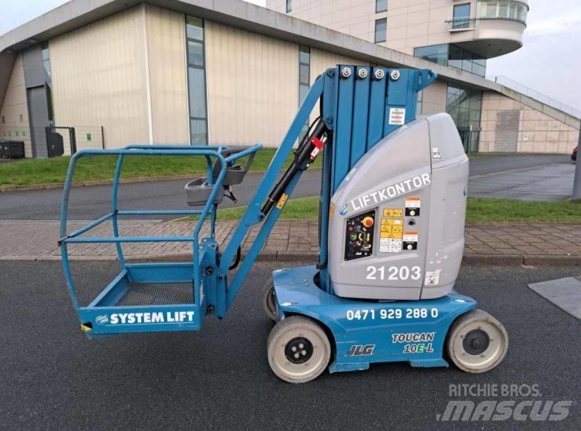 JLG Toucan 10 E-L Kiti keltuvai ir platformos
