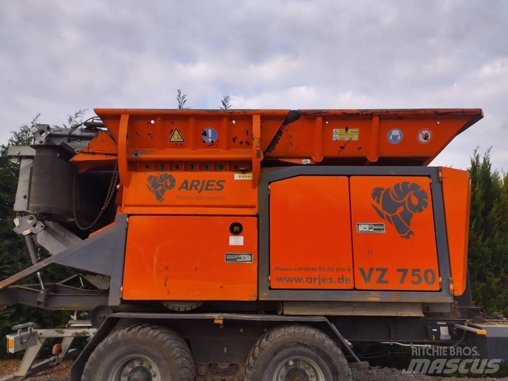 Arjes VZ 750 Atliekų smulkintuvai