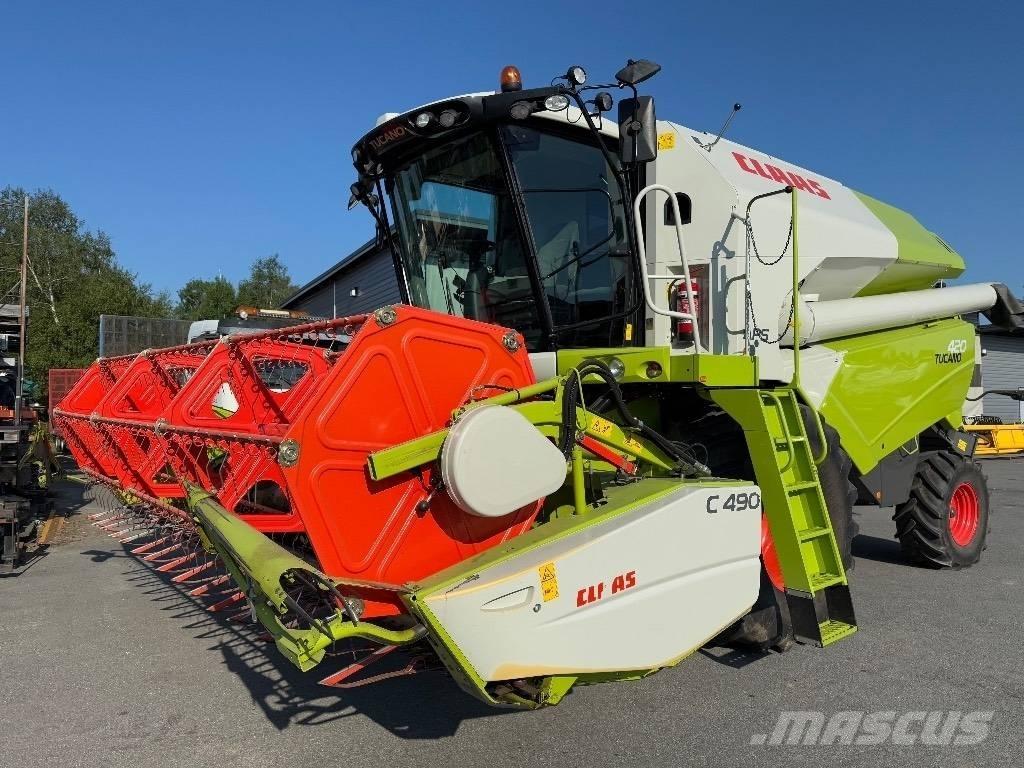 CLAAS Tucano 420 APS Derliaus nuėmimo kombainai