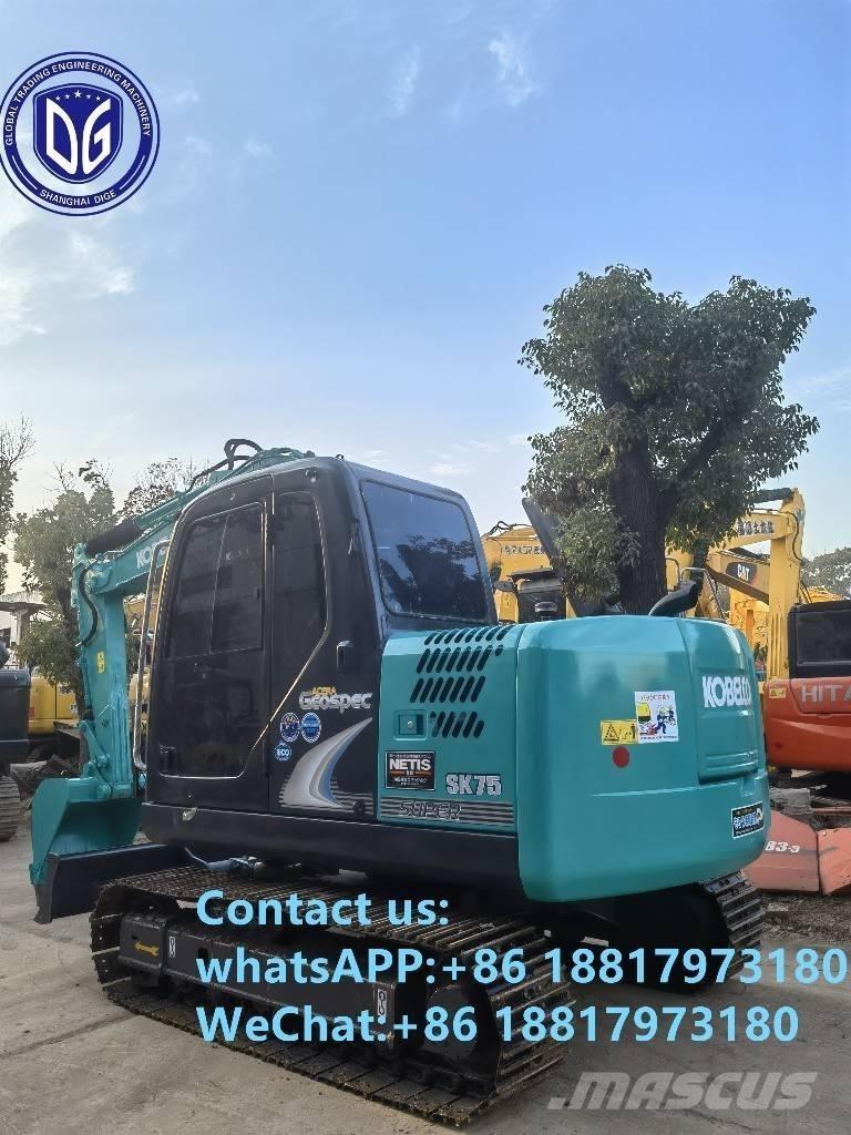 Kobelco SK75-8 Vikšriniai ekskavatoriai
