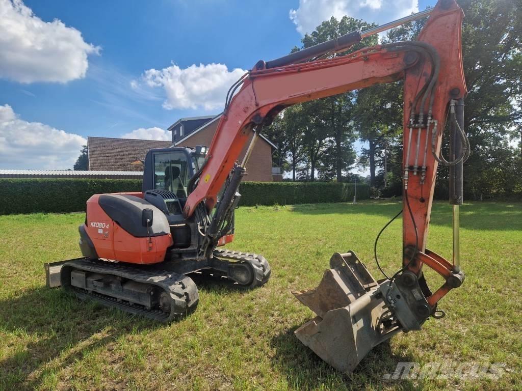 Kubota KX 080-4 Vidutinės galios ekskavatoriai 7-12 t