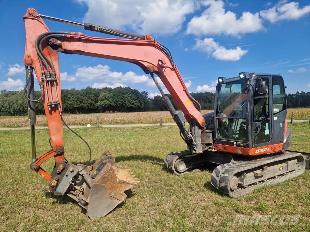 Kubota KX 080-4 Vidutinės galios ekskavatoriai 7-12 t