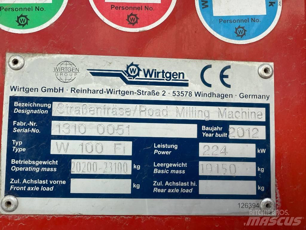 Wirtgen W100Fi Asfalto šalto frezavimo technika