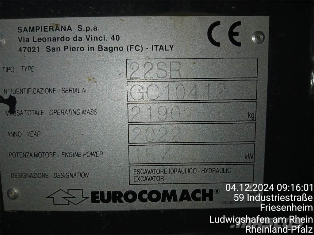 Eurocomach 22SR Mini ekskavatoriai < 7 t