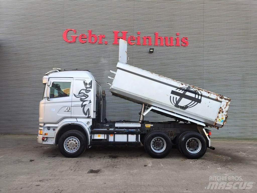 Scania R580 6x4 Savivarčių priekabų vilkikai