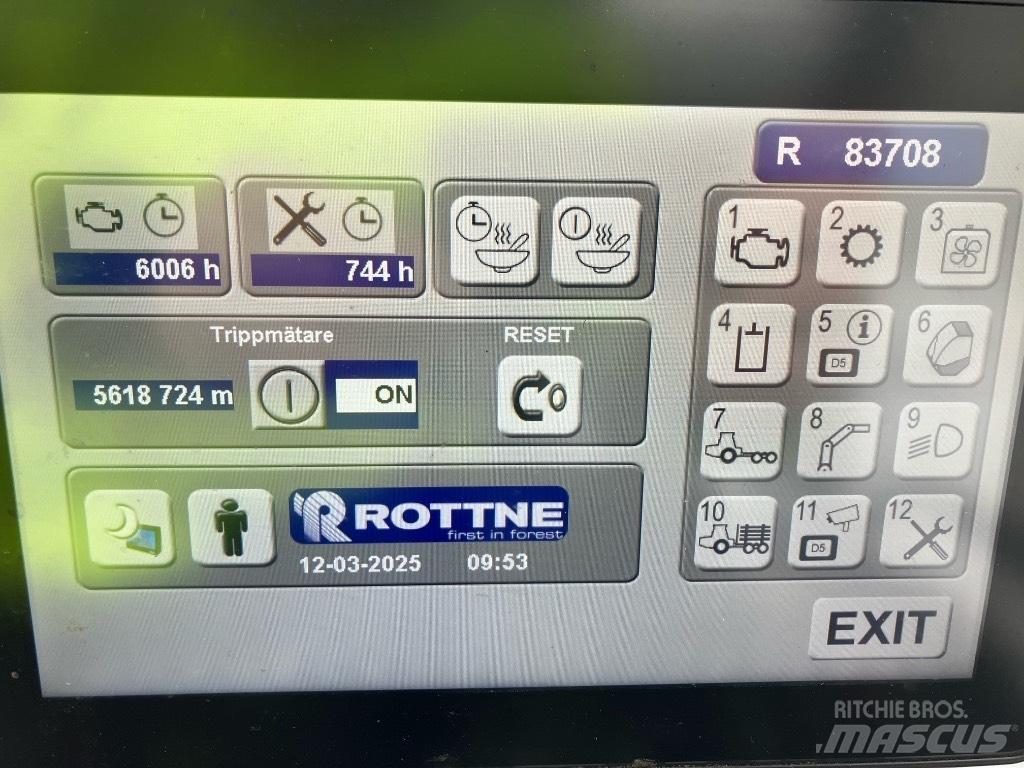 Rottne F13D Naudoti miškovežiai (Forvarderiai)