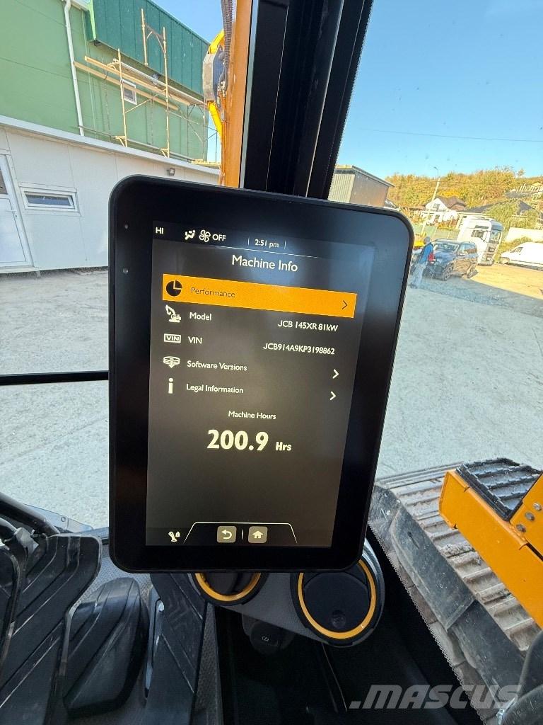 JCB 145XR Vikšriniai ekskavatoriai