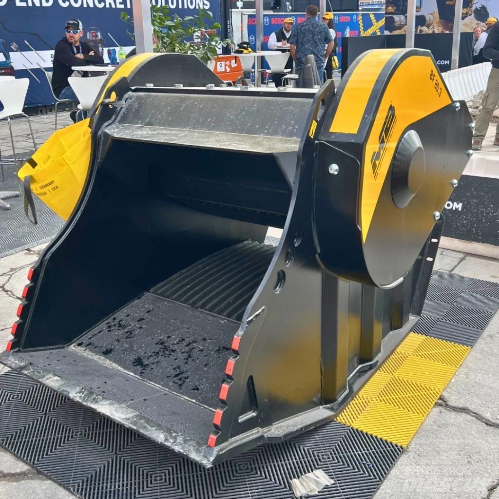MB Crusher BF80.3 Smulkinimo kaušai