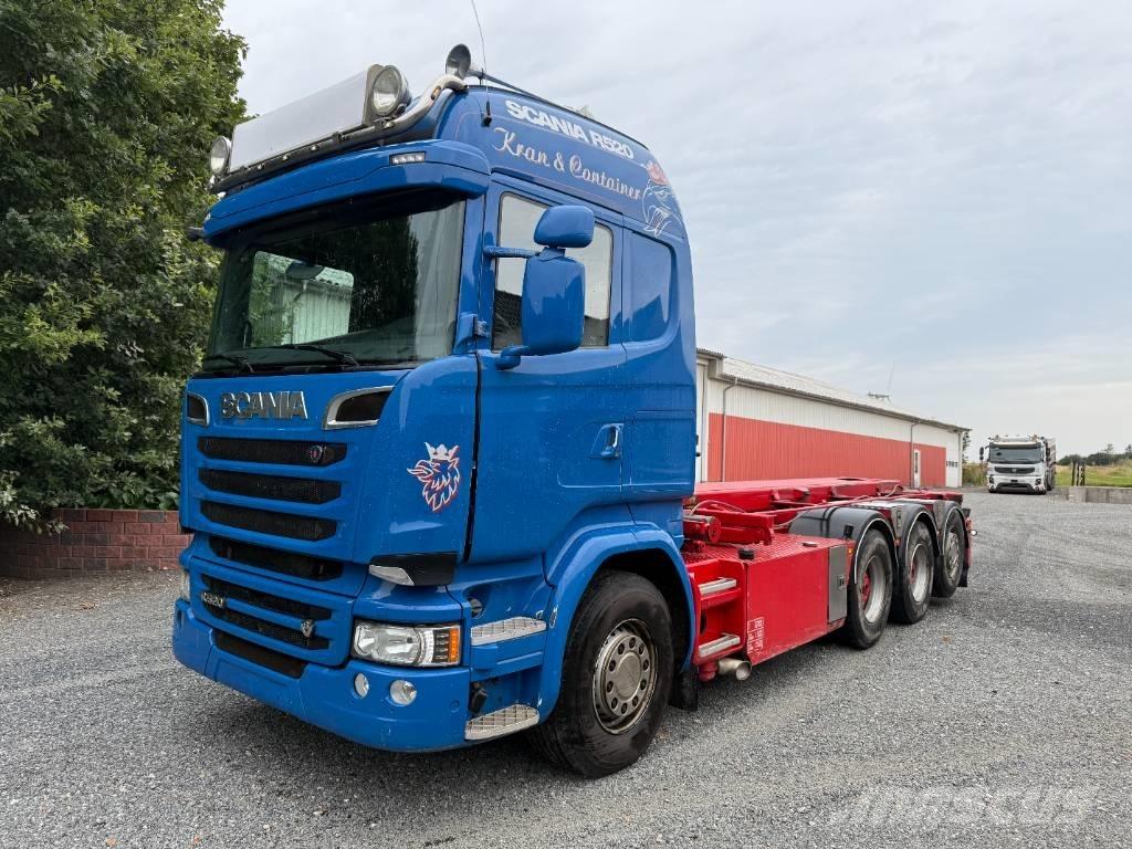 Scania R520 8x4 Savivarčiai su kabeliniu keltuvu