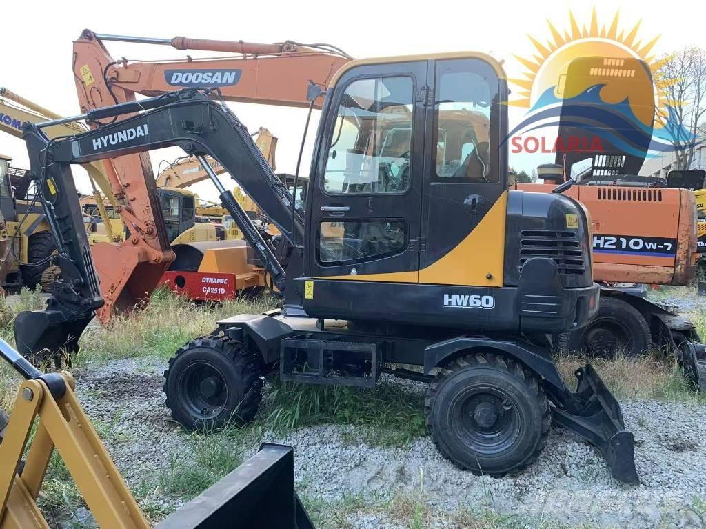 Hyundai R60W HW Ratiniai ekskavatoriai