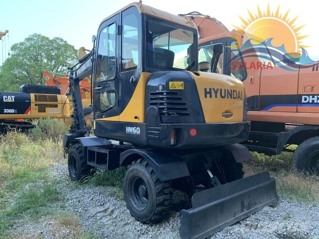 Hyundai R60W HW Ratiniai ekskavatoriai