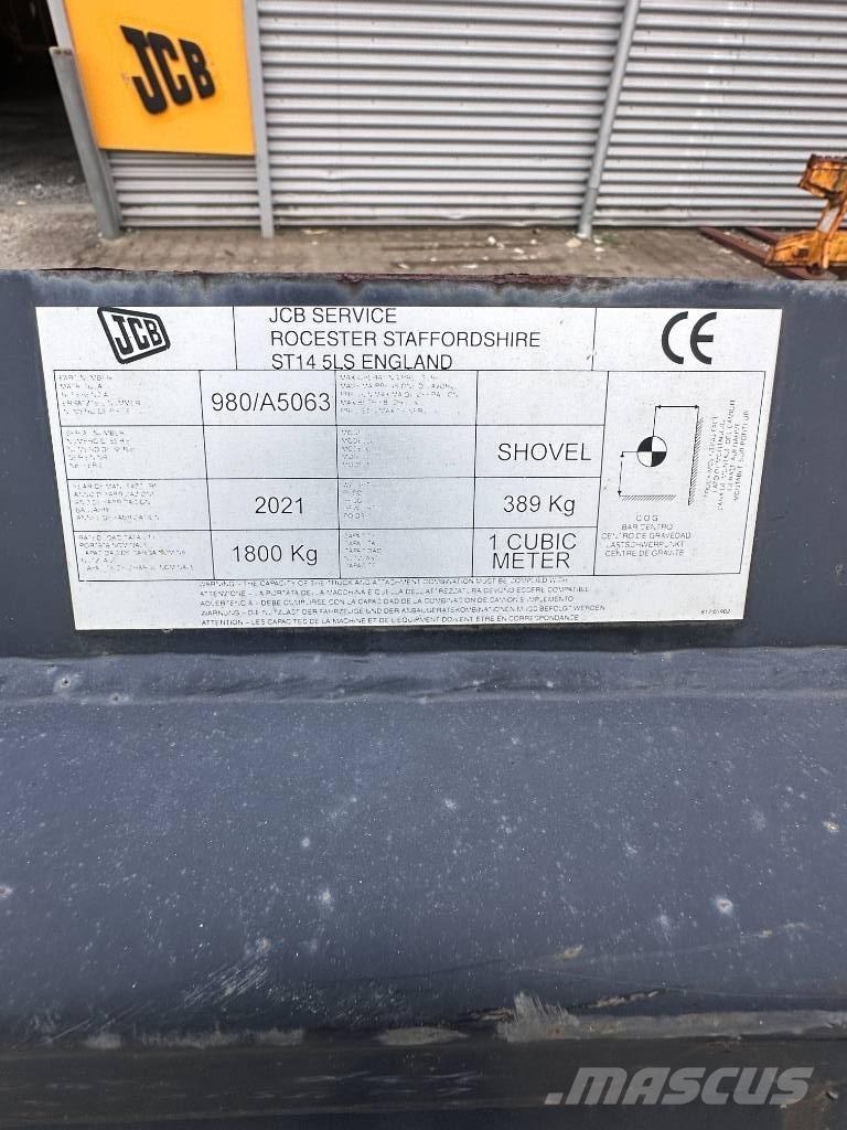 JCB Læsseskovl - 226cm Kaušai