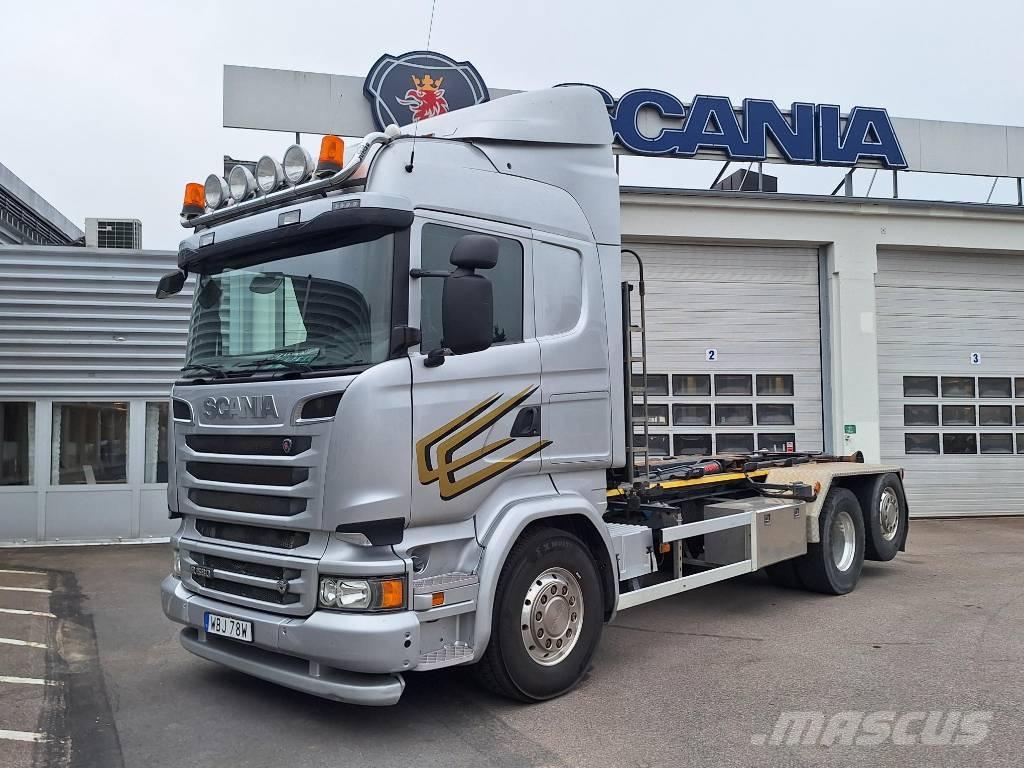 Scania R 580 LB Sunkvežimiai su keliamuoju kabliu