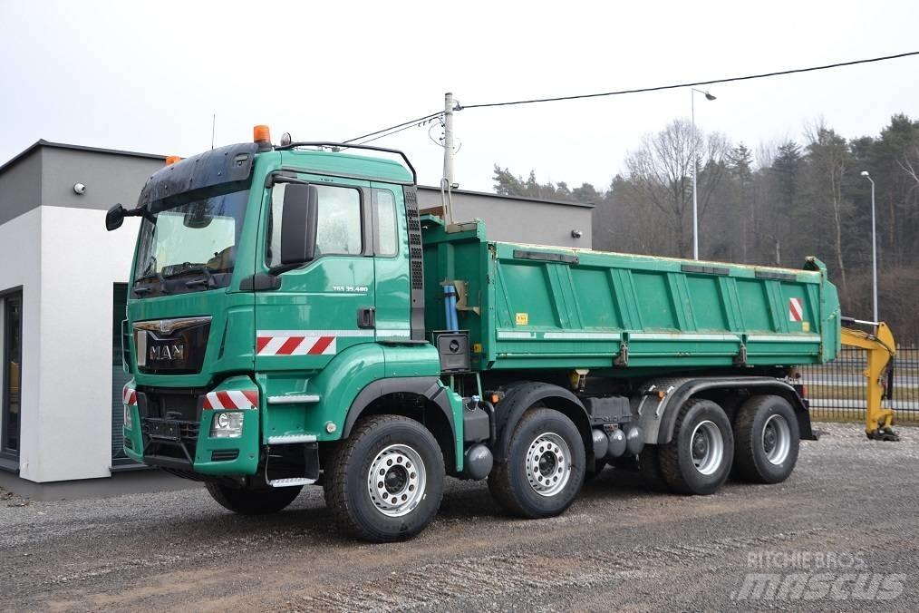 MAN TGS 35 480 Savivarčių priekabų vilkikai