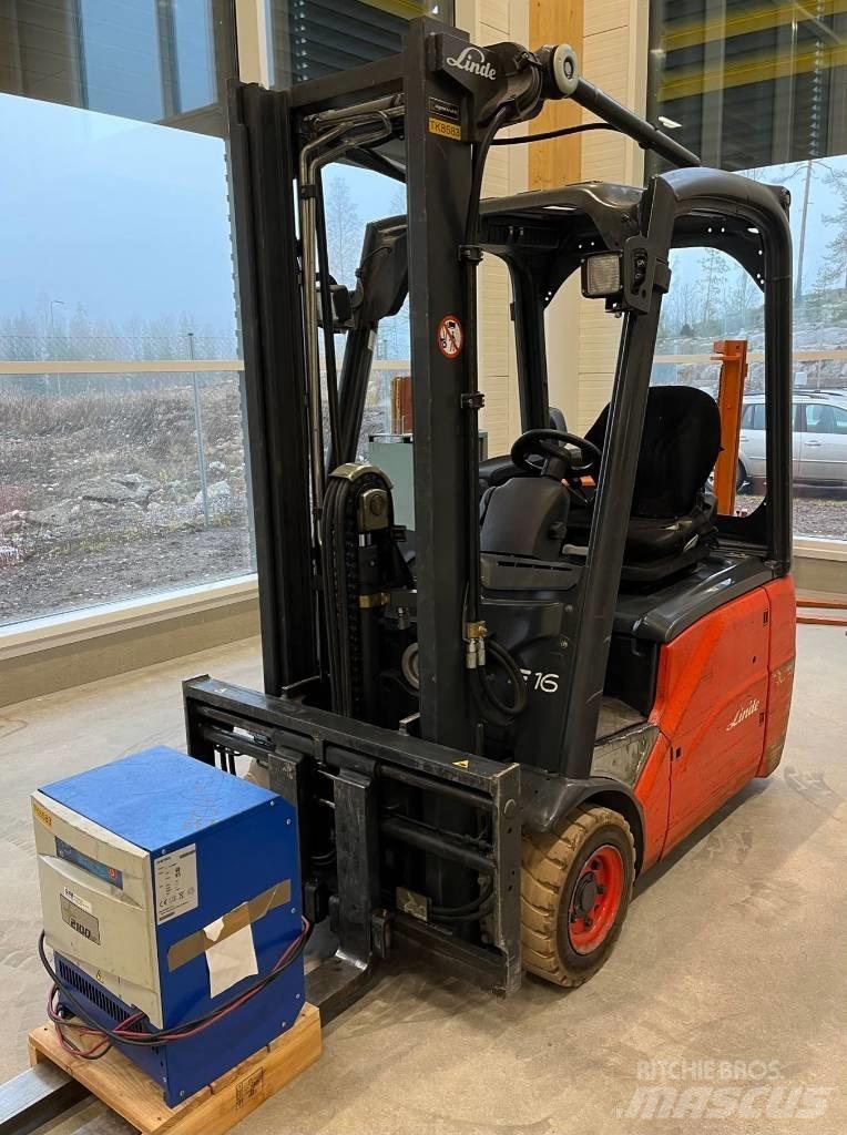 Linde E 16 C Elektriniai šakiniai krautuvai