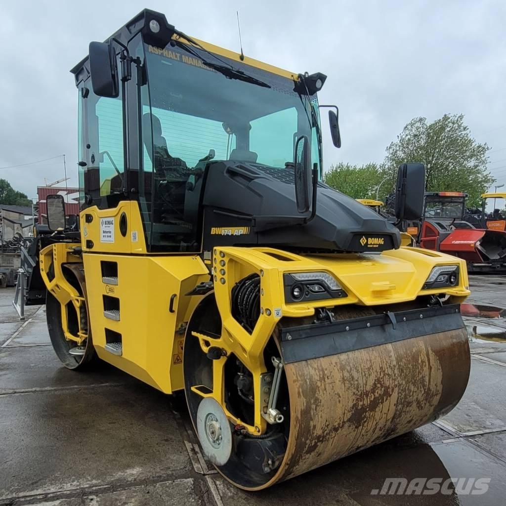 Bomag BW 174 AP-5 AM Porinių būgnų volai
