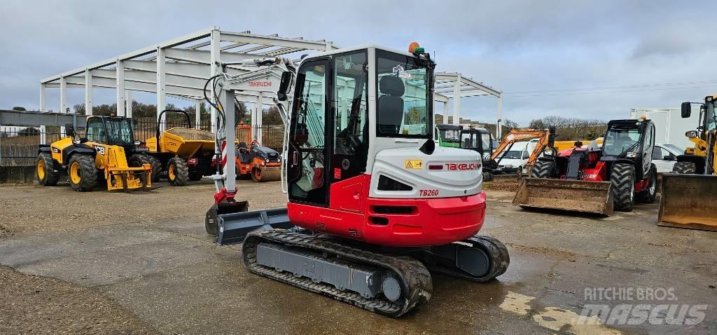 Takeuchi TB 260 Mini ekskavatoriai < 7 t